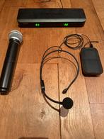 Shure BLX88 Draadloze handheld + headset, Ophalen, Zo goed als nieuw, Zangmicrofoon, Draadloos