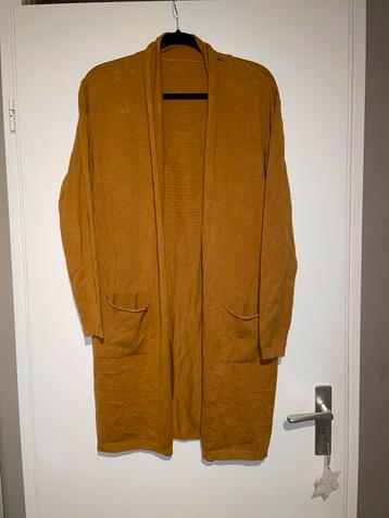 mosterd oranje bruin oversize vest met ster mt one size beschikbaar voor biedingen