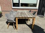 Tuinset inclusief 6 stoelen, Ophalen, Gebruikt