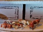 FLEISCHMANN MINIATUREN. koeien & boerin, Hobby en Vrije tijd, Ophalen of Verzenden, Gelijkstroom, Rails, Fleischmann