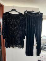 Prachtig fluwelen feestkleding (ulla Popken), Kleding | Dames, Grote Maten, Ophalen, Zo goed als nieuw, Zwart, Overige typen