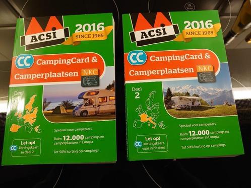 ACSI NKC CAMPERplaatsen Deel 1 & 2 2016, Boeken, Reisgidsen, Nieuw, Campinggids, Europa, Overige merken, Ophalen of Verzenden