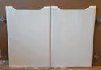 2x Hoogglans Witte Badkamerkast Deurtjes - 35x51cm, Minder dan 50 cm, Wit, Ophalen of Verzenden, Zo goed als nieuw