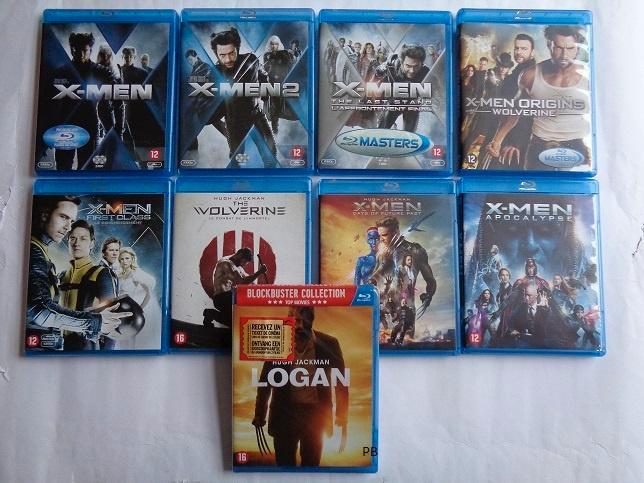 X-Men Collectie (Deel 1 T/M 9 Blu-Ray Set), Cd's en Dvd's, Blu-ray, Zo goed als nieuw, Science Fiction en Fantasy, Ophalen of Verzenden