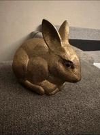 Vintage metalen Konijn Spaarpot - Decoratief, Ophalen of Verzenden, Gebruikt, Dier