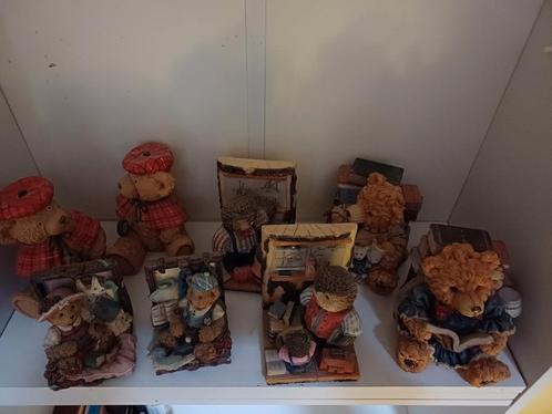 3 paar boekensteunen beren en uilen, Verzamelen, Beren en Cherished Teddies, Zo goed als nieuw, Beeldje, Overige merken, Ophalen of Verzenden