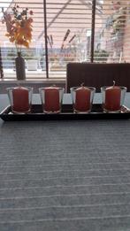 Schotel met kaarsen, Ophalen, Overige materialen, Rood, Nieuw