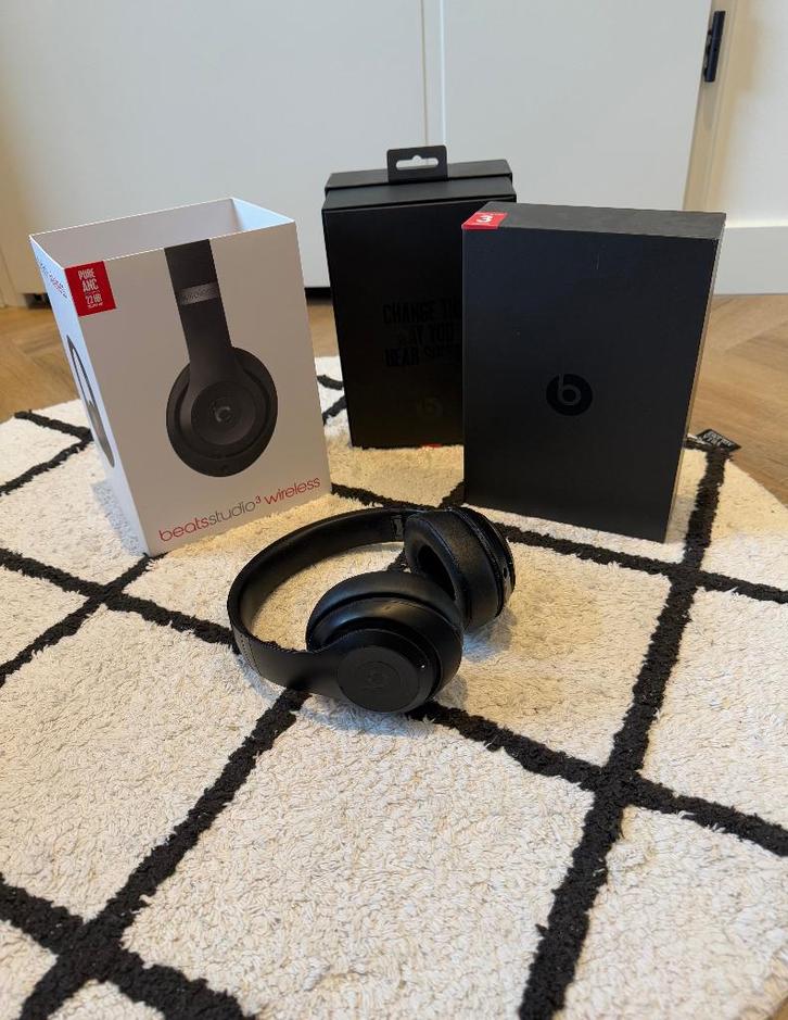 ZGAN zwart Beats by Dr. Dre overear Studio 3 headphone noise, Audio, Tv en Foto, Koptelefoons, Zo goed als nieuw, Over oor (circumaural)