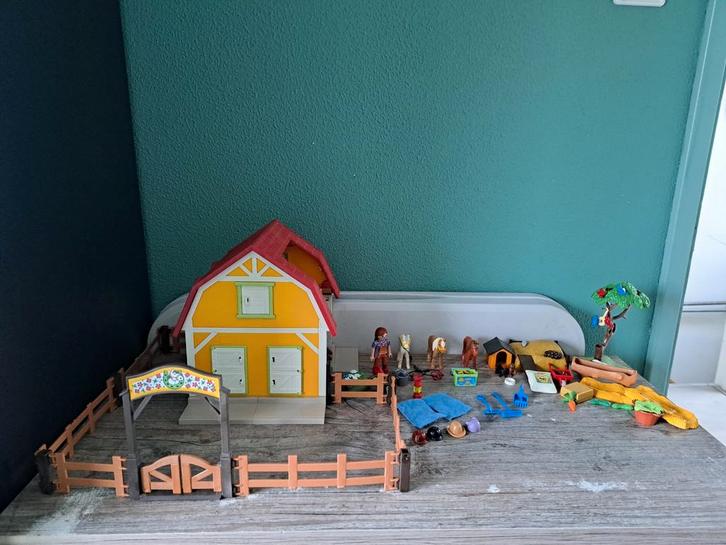 Playmobil 5222 ponyranch, Kinderen en Baby's, Speelgoed | Playmobil, Gebruikt, Complete set, Ophalen of Verzenden