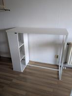 VidaXL SoBuy witte bartafel met 3 planken, Ophalen, Gebruikt