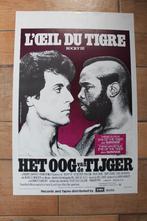 filmaffiche Sylvester Stallone Rocky 3 filmposter, Rechthoekig Staand, Ophalen of Verzenden, Zo goed als nieuw, A1 t/m A3