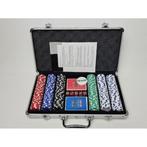 # Pokerset in aluminium koffer, versie 12, Hobby en Vrije tijd, Gezelschapsspellen | Kaartspellen, Ophalen of Verzenden, Gebruikt