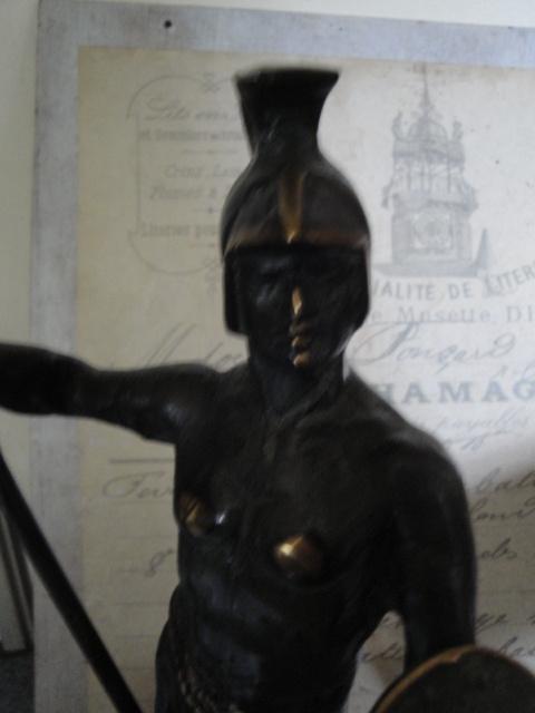 grieks achilles standbeeld zwaar brons, Antiek en Kunst, Antiek | Koper en Brons, Brons, Ophalen of Verzenden