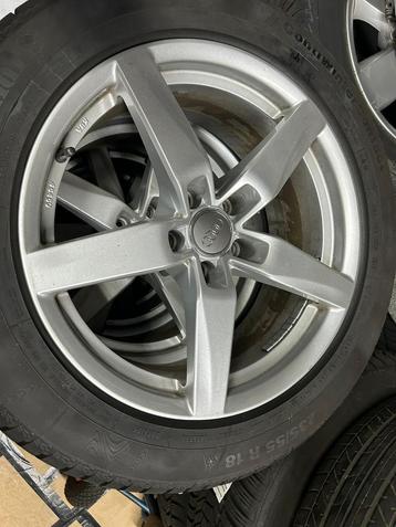 Audi Velgen met Winterbanden 235/55 R18 beschikbaar voor biedingen