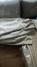 Grijze gordijnen enkele plooi (Karwei op maat), Ophalen, Zo goed als nieuw, Grijs, 200 cm of meer
