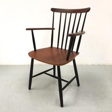 vintage teak stoel van Billund ,Traevarefabrik Denemarken beschikbaar voor biedingen