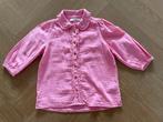 Sissy Boy blouse mousseline wafelstof roze meisje mt 122-128, Kinderen en Baby's, Kinderkleding | Maat 122, Sissy Boy, Meisje