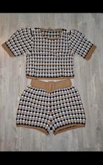Cute zara co set two piece gehaakt gebreid S, Ophalen of Verzenden, Zo goed als nieuw, Maat 36 (S), Zara