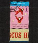 nl2011-7 circus met tab, Postzegels en Munten, Postzegels | Nederland, Ophalen of Verzenden, Na 1940, Gestempeld