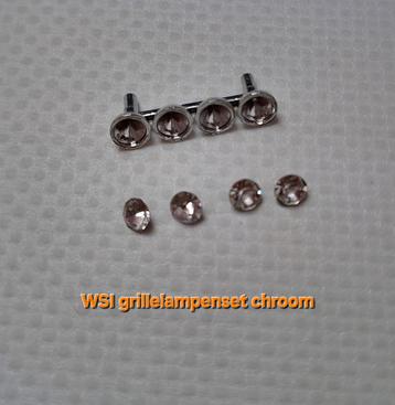 Grillelampenset chroom beschikbaar voor biedingen