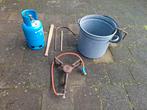 Brouwpan set, gasbrander, STC-1000, platenkoeler., Hobby en Vrije tijd, Ophalen of Verzenden, Gebruikt