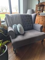 Stijlvolle Loveseat met Voetenbank/Poef, Ophalen, 150 tot 200 cm, Tweepersoons, 75 tot 100 cm