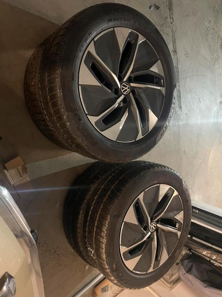 Winterbanden + velgen voor VW ID4/5  maat 255/50 R19, Auto-onderdelen, Banden en Velgen, Band(en), Winterbanden, 19 inch, 255 mm