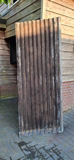 Vintage industriële metalen golfplaten. €8,50, Ophalen, Gebruikt, Overige kleuren, 15 m² of meer