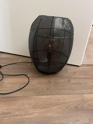 Light&Living tafellamp bijzettafel lamp zwart kooi  beschikbaar voor biedingen