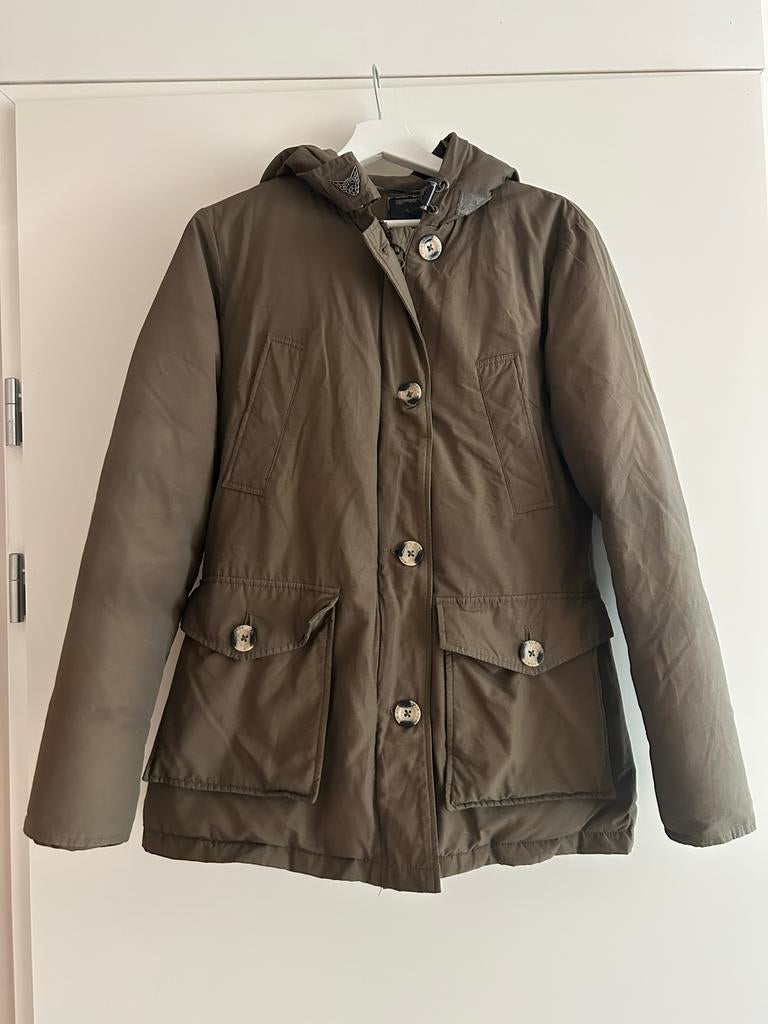 Airforce jas - Maat M - Khaki, Ophalen of Verzenden, Gedragen, Maat 38/40 (M), Groen
