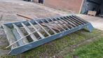 Stalen trap 3 meter houten tredes, Ophalen of Verzenden, Gebruikt, 2 tot 4 meter