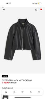 GEZOCHT H&M JACK, Kleding | Dames, Jassen | Zomer, Maat 38/40 (M), H&M, Zwart, Ophalen of Verzenden