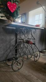 Uniek wijnrek - Wegens nieuwe wijnkast, Gebruikt, Ophalen of Verzenden, Metaal, 5 tot 15 flessen