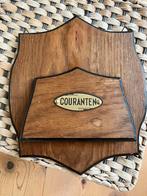 Antieke wandbord voor kranten, Ophalen of Verzenden, Gebruikt