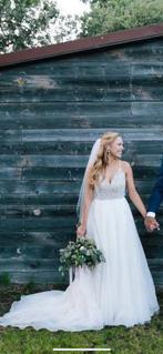 Trouwjurk HAUTE BRIDE, Trouwjurk, Wit, Ophalen of Verzenden, Zo goed als nieuw