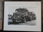 Gulf litho Krupp tankwagen station Vundelaar A1 Wilp., Ophalen