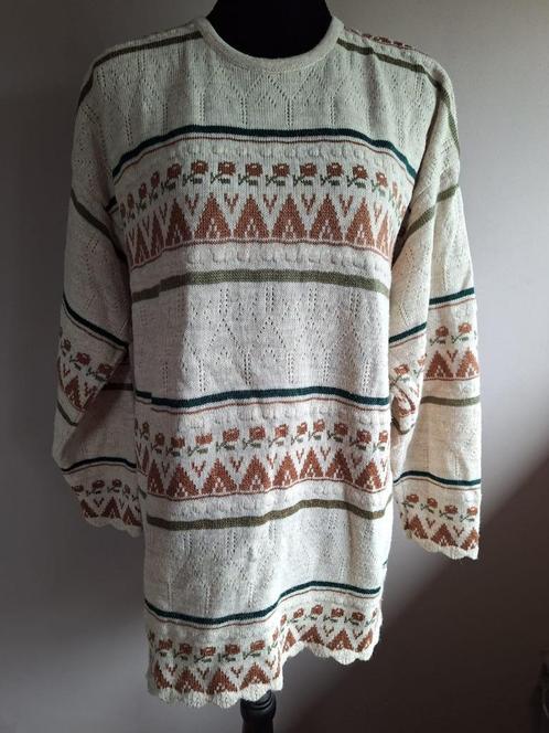 Nieuwe creme stretch trui print van Today, maat XL, Kleding | Dames, Truien en Vesten, Nieuw, Maat 46/48 (XL) of groter, Ophalen of Verzenden