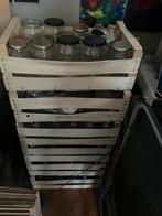 Diverse weckpotten 6 kistjes incl deksels, Ophalen