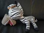 Zebra Marty Knuffel - Madagascar +/_ 30 x 9 x 20 cm, Ophalen of Verzenden, Gebruikt, Overige typen