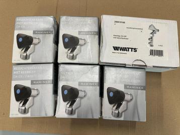 7x wasmachinekraan beluchterkraan 1 met keerklep beschikbaar voor biedingen