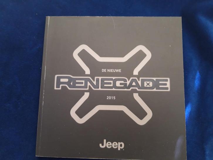 folder Jeep Renegade 2015 – Nederlands, Boeken, Auto's | Folders en Tijdschriften, Zo goed als nieuw, Algemeen, Ophalen of Verzenden