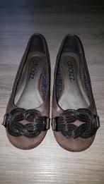 Bruine ballerina's van Choizz (Durlinger) maat 36, Kleding | Dames, Bruin, Zo goed als nieuw, Ballerina's, Ophalen of Verzenden