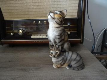 2x Oud poezenbeeld poes poezen  beschikbaar voor biedingen