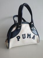 Vintage jaren 80 Puma mini sporttas Damestas, Verzenden, Gebruikt, Blauw, Avondtasje