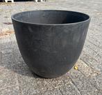 Bloembak, bloempot van Artstone Bola Zwart 45x38cm, Kunststof, Minder dan 60 cm, Rond, Ophalen of Verzenden