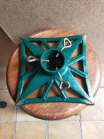 Vintage groene gietijzeren kerstboom standaard houder, Ophalen