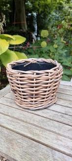 Riet met plastic binnenpot, Ophalen, Minder dan 30 cm, Minder dan 60 cm, Rond