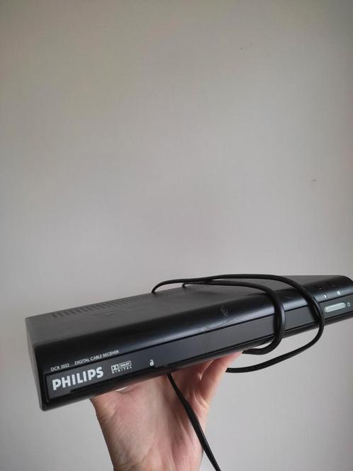 Philips DCR2022 decoder digitale kabel tv ontvanger, Audio, Tv en Foto, Decoders en Harddiskrecorders, Zo goed als nieuw, Decoder