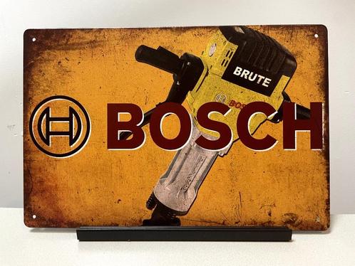 Bosch Brute metalen reclamebord / wandbord (Old Look), Verzamelen, Merken en Reclamevoorwerpen, Nieuw, Reclamebord, Ophalen of Verzenden