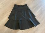 Zwarte rok - L-XL leer, Kleding | Dames, Rokken, Zwart, Maat 42/44 (L), Ophalen of Verzenden, Onbekend